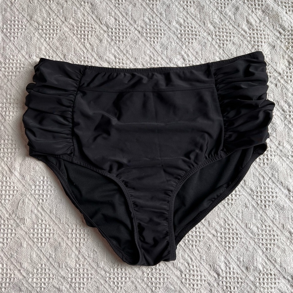 ‼️BOGO SALE‼️Ava & Viv Never Worn Black Tummy Control Swim Bottoms